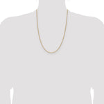 14k 1.4mm D/C Forzantine Cable Chain