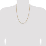 14k 1.4mm D/C Forzantine Cable Chain