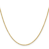 14k 1.4mm D/C Forzantine Cable Chain