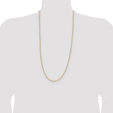 14k 1.4mm D/C Forzantine Cable Chain