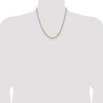 14k 3.90mm D/C French Link Chain
