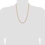14k 3.90mm D/C French Link Chain