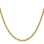 14k 3.90mm D/C French Link Chain