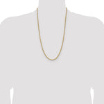 14k 3.90mm D/C French Link Chain
