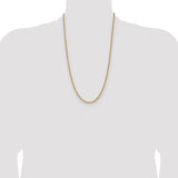 14k 3.90mm D/C French Link Chain