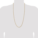 14k 3.90mm D/C French Link Chain