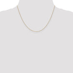 14k .8mm D/C Cable with Spring Ring Clasp Chain