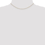 14k .8mm D/C Cable with Lobster Clasp Chain