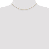 14k .8mm D/C Cable with Lobster Clasp Chain