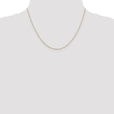 14k .8mm D/C Cable with Lobster Clasp Chain