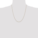 14k .8mm D/C Cable with Lobster Clasp Chain