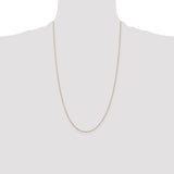 14k .8mm D/C Cable with Lobster Clasp Chain