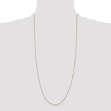 14k .8mm D/C Cable with Lobster Clasp Chain