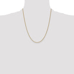 14k 1.5mm Lightweight Flat Anchor Link Pendant Chain