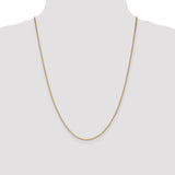 14k 1.5mm Lightweight Flat Anchor Link Pendant Chain