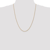 14k 1.4mm Singapore Chain