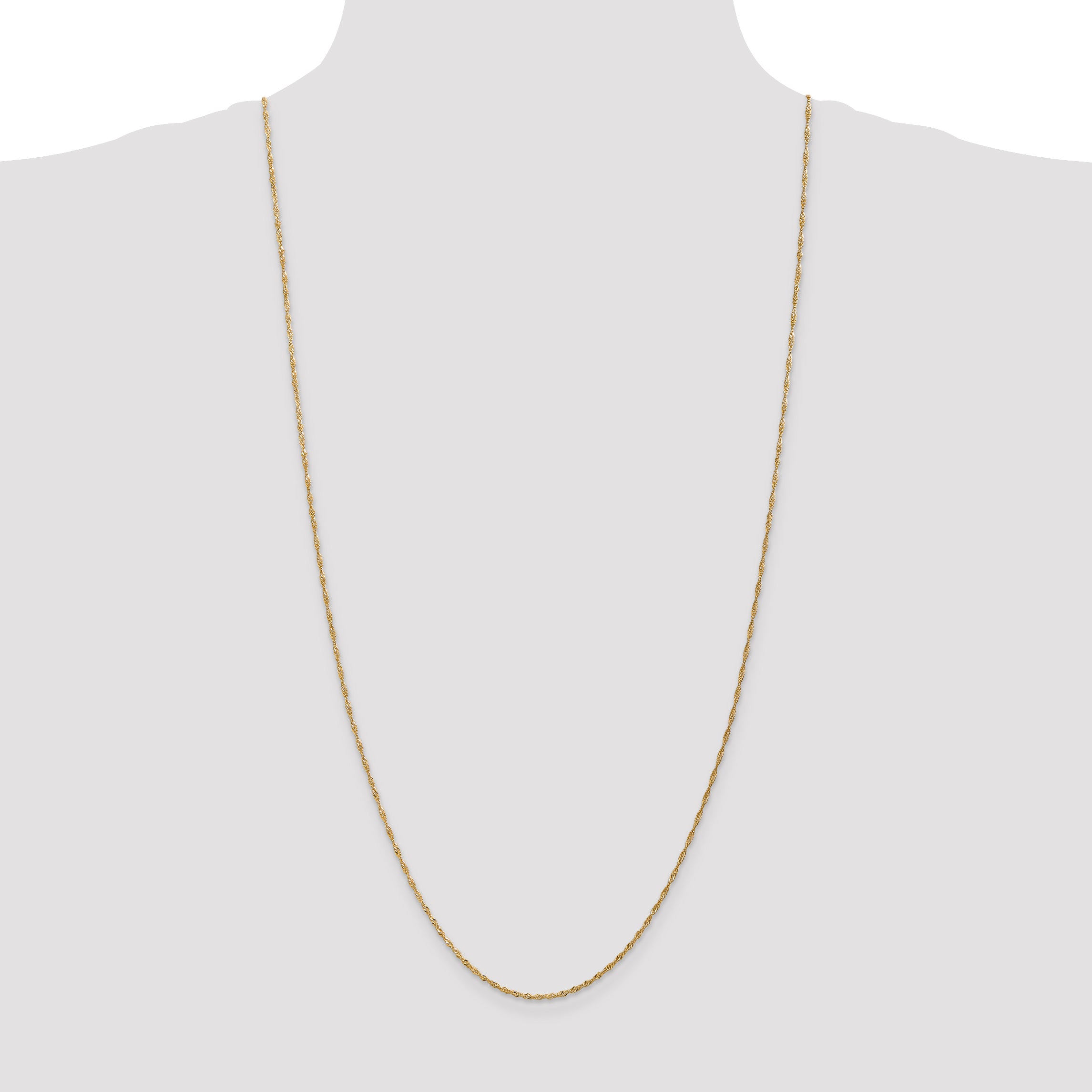 14k 1.4mm Singapore Chain