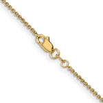 14k 1.4mm Round Open Link Cable Chain