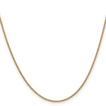 14k 1.4mm Round Open Link Cable Chain