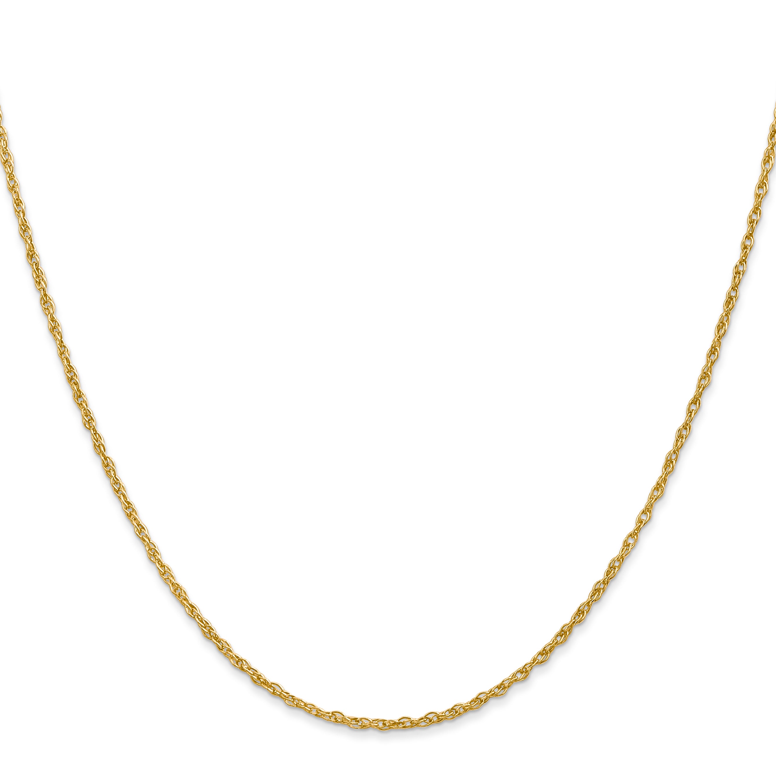 14k 1.3mm Heavy-Baby Rope Chain