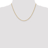 14k 1.3mm Heavy-Baby Rope Chain