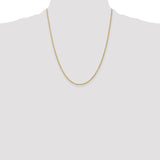 14k 1.3mm Heavy-Baby Rope Chain