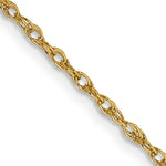 14k 1.3mm Heavy-Baby Rope Chain