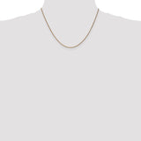 14k 1.25mm D/C Spiga Chain