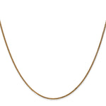 14k 1.25mm D/C Spiga Chain