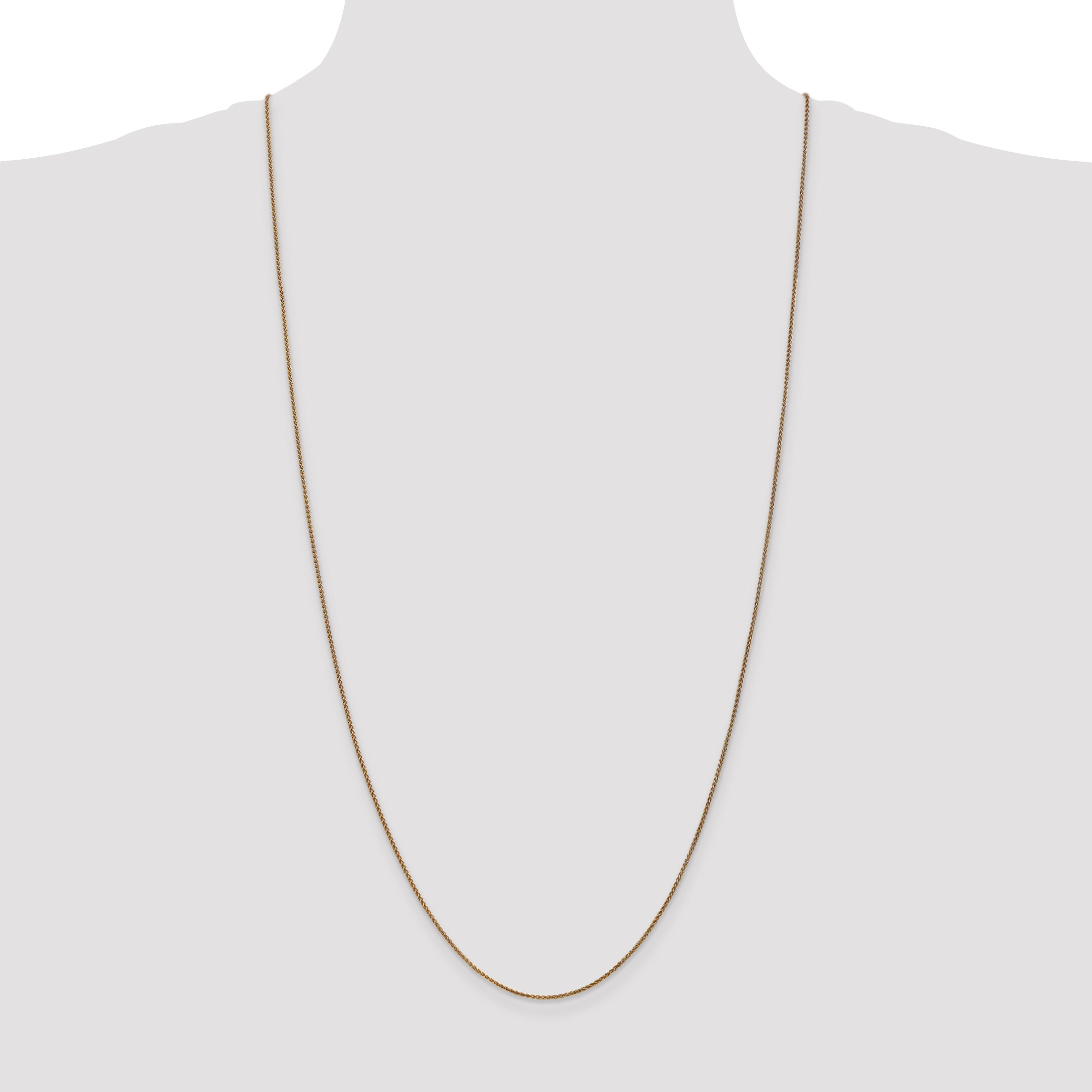 14k 1.25mm D/C Spiga Chain