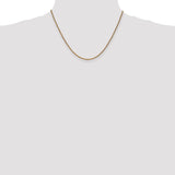 14k 1.7mm D/C Spiga Chain