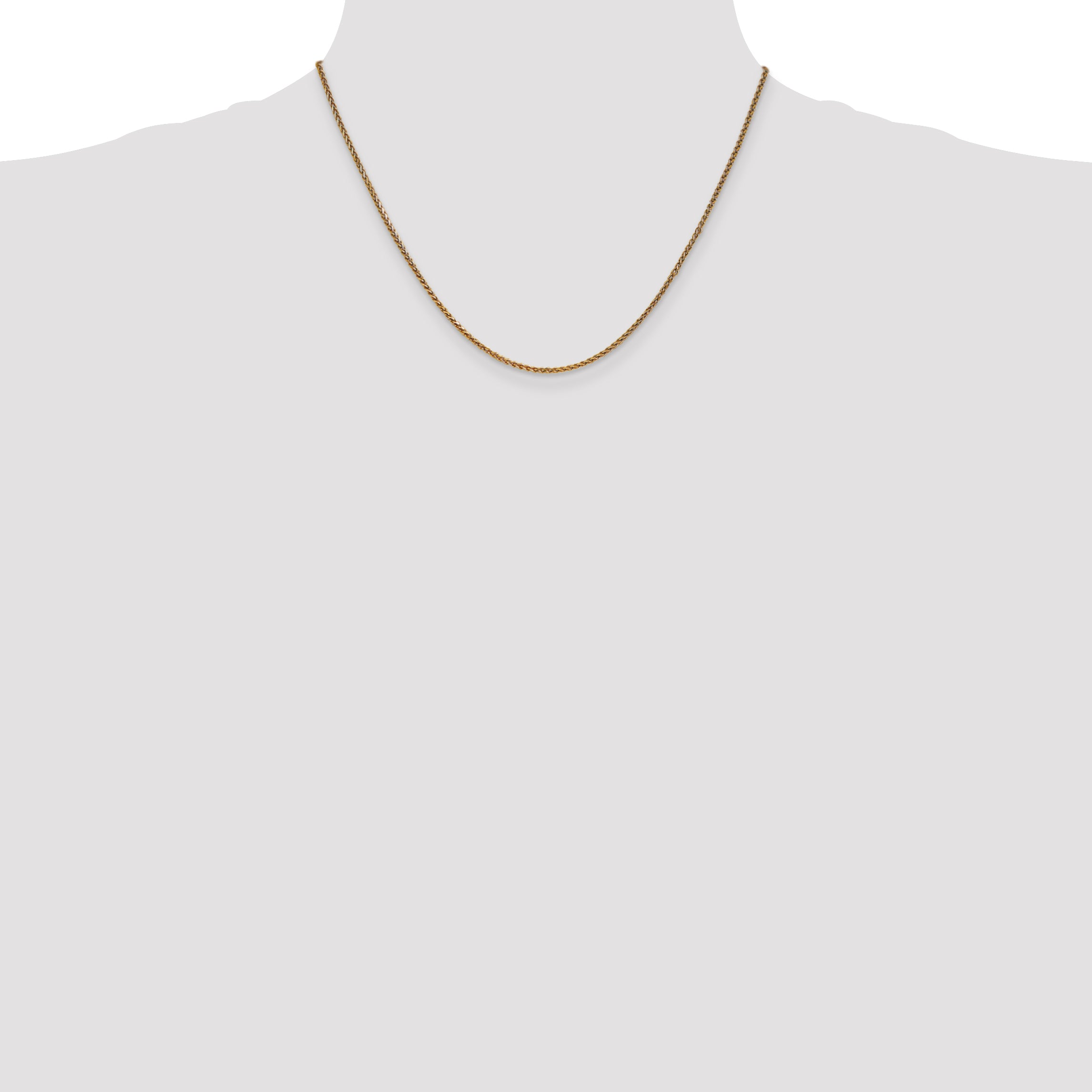 14k 1.7mm D/C Spiga Chain