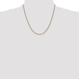 14k 1.7mm D/C Spiga Chain