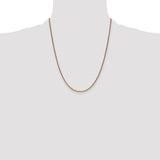 14k 1.7mm D/C Spiga Chain
