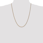 14k 1.7mm D/C Spiga Chain