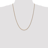 14k 1.7mm D/C Spiga Chain