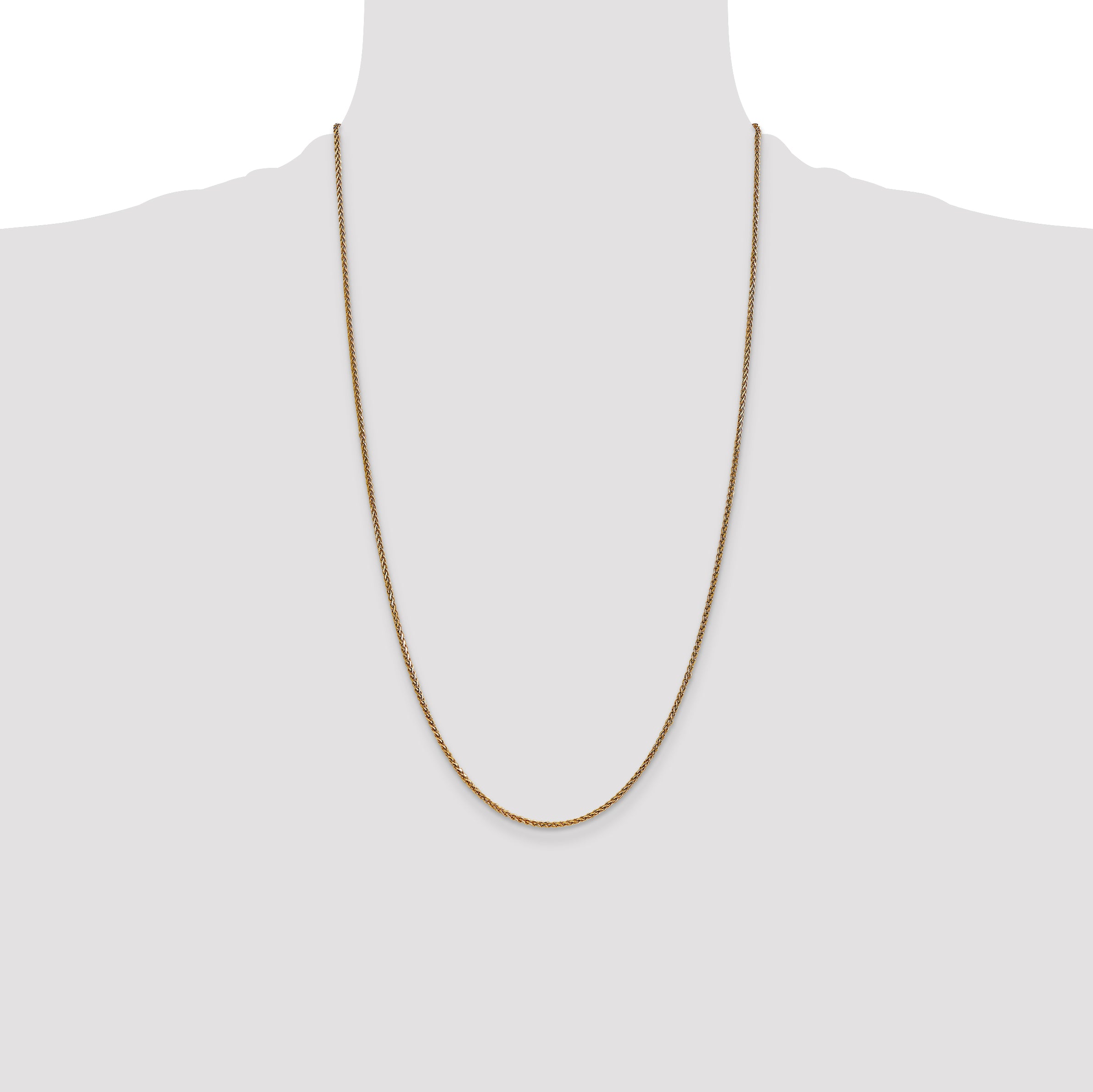 14k 1.7mm D/C Spiga Chain