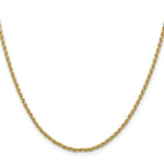 14k 2.25mm Parisian Wheat Chain