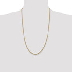 14k 2.25mm Parisian Wheat Chain