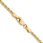 14k 2.25mm Parisian Wheat Chain