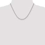 14k White Gold 2.25mm Parisian Wheat Chain