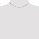 14k White Gold 1mm Round Open Link Cable Chain