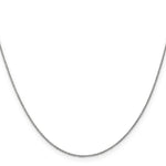 14k White Gold .9mm Cable with Lobster Clasp Chain