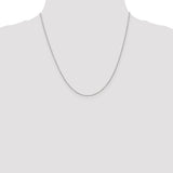 14k White Gold .9mm Cable with Lobster Clasp Chain