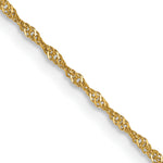 14k 1.10mm Singapore Chain