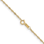 14k 1.10mm Singapore Chain