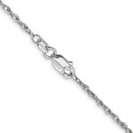 14k WG 1.3mm Heavy-Baby Rope Chain