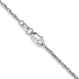 14k WG 1.3mm Heavy-Baby Rope Chain