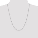 14k WG 1.3mm Heavy-Baby Rope Chain