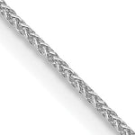 14k White Gold .85mm Spiga Chain